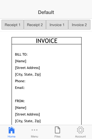 Work Invoice screenshot 3