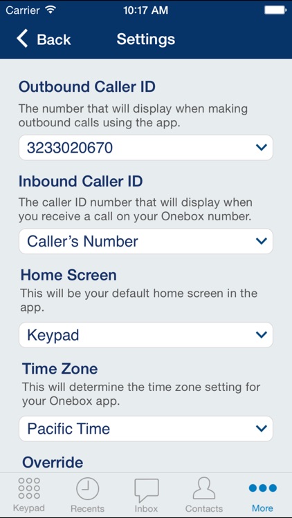 Onebox® business phone app & virtual receptionist screenshot-3