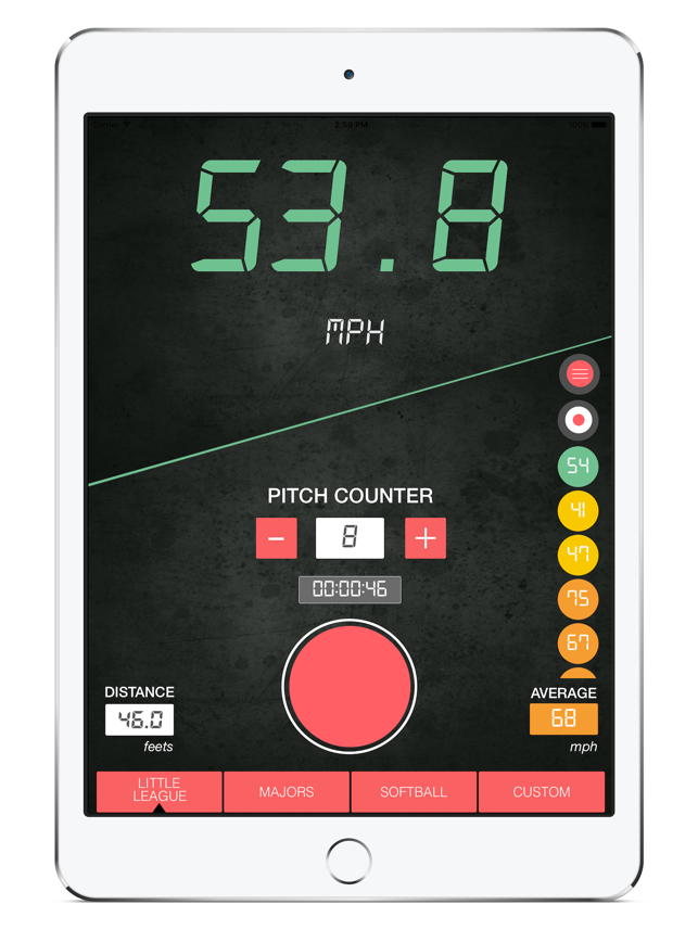 Baseball Speed Radar Gun HD(圖5)-速報App