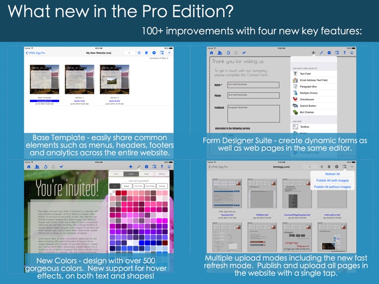 HTML Egg Pro Website Designer screenshot-3