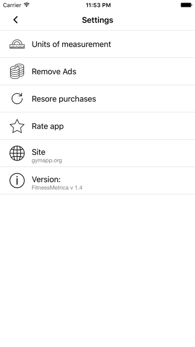 Fitness Metrica - power and dietary indicators 1.2 IOS -