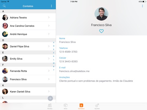 Salebox - Aplicativo de vendas screenshot 3