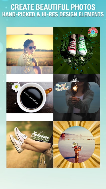 Coloragram - Layout And Post Entire Photo With Awesome Background.