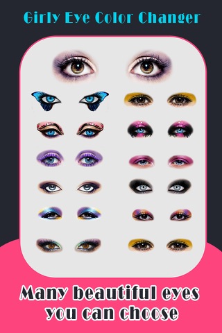 Girly Eye Color Changer Pro - Pupil Effect Cosmetic Studio & Colorful Contact Lenses Booth screenshot 2