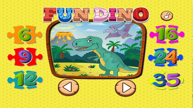 Dino Puzzle : Kids Dinosaurs Jigsaw Learning Games