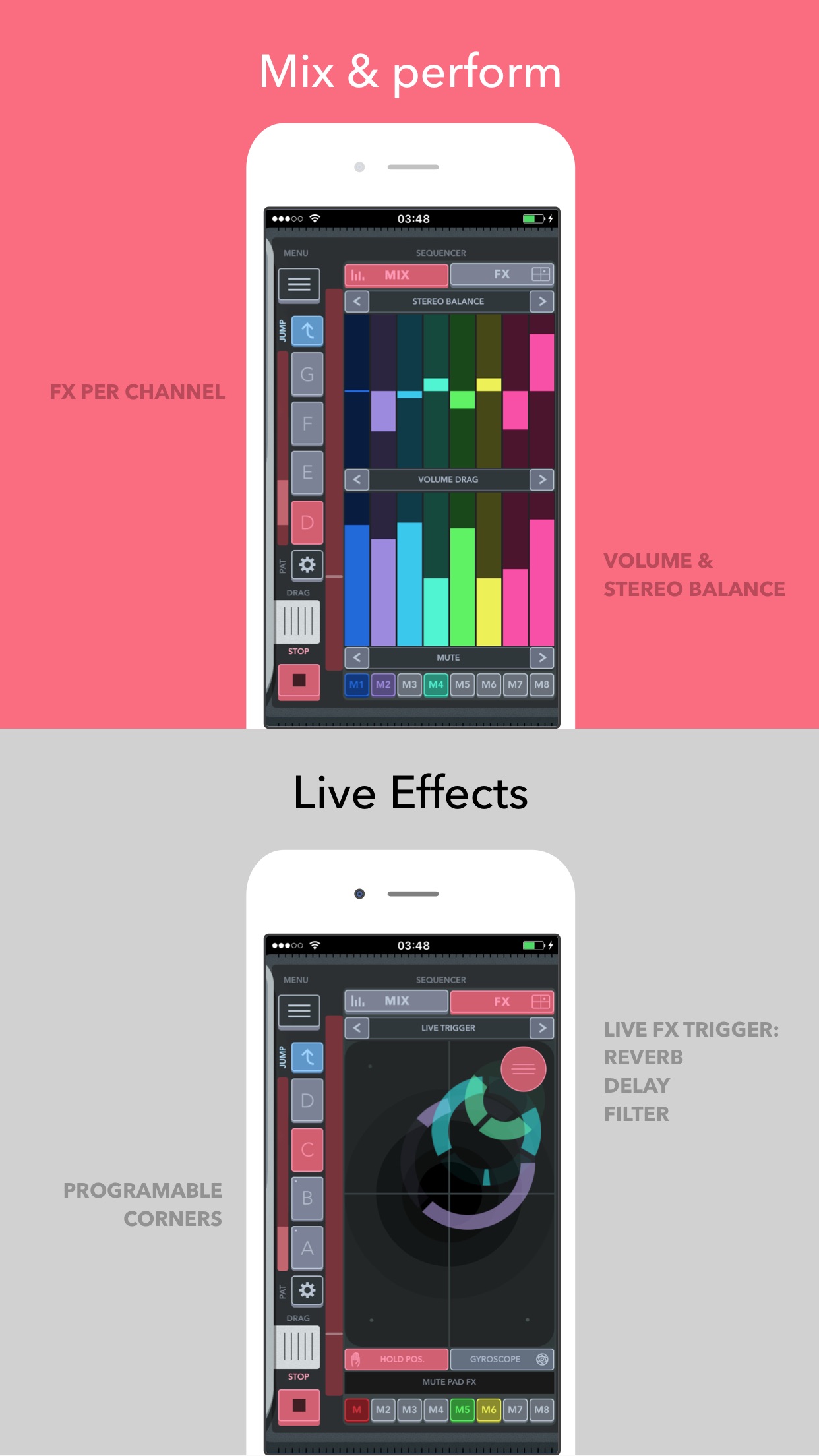Screenshot do app FingerBeat