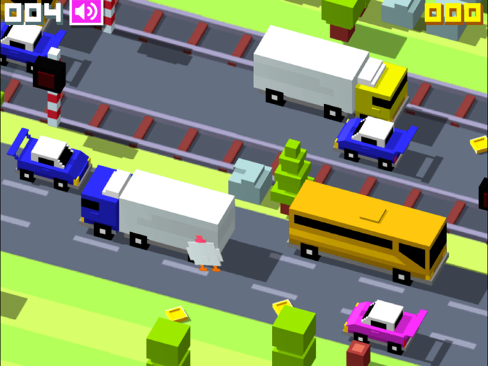 小鸡过路——最搞笑紧张惊险马路游戏！