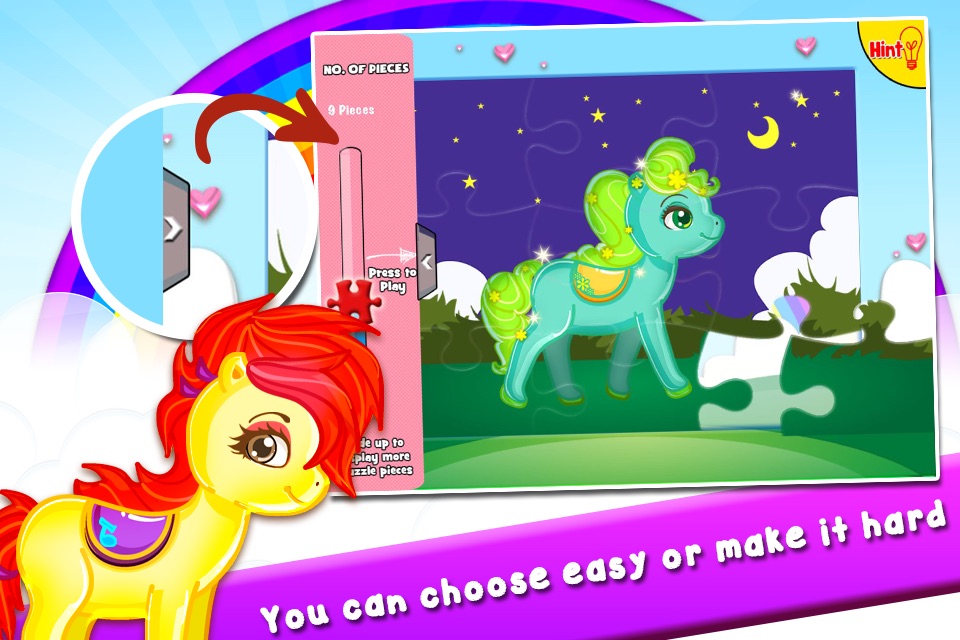 Pony Puzzles: Jigsaw Puzzles for Kids and Toddlers screenshot 2