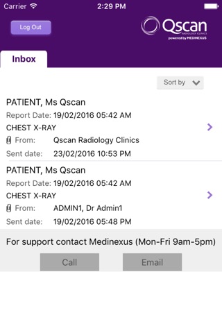 Qscan Patient Access screenshot 3