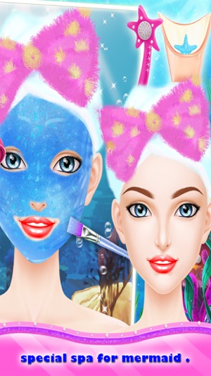 Mermaid Makeup Salon - Girls Games - Spa Dressup(圖3)-速報App