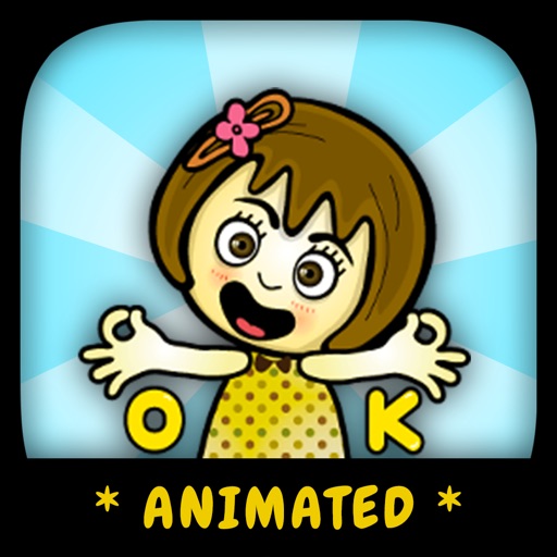 Girl Animated Stickers!