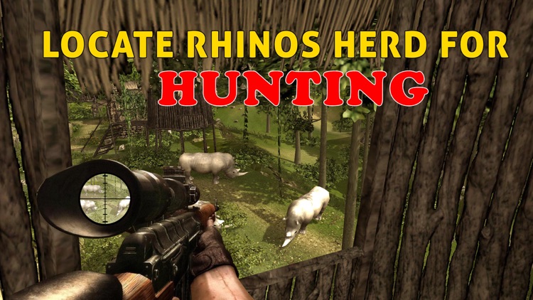 Wild Rhino Hunter Simulator – Hunt down animals in this jungle shooting simulation game