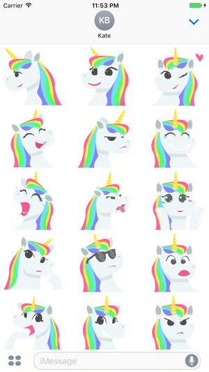 Unicorn Stickers Pack(圖2)-速報App