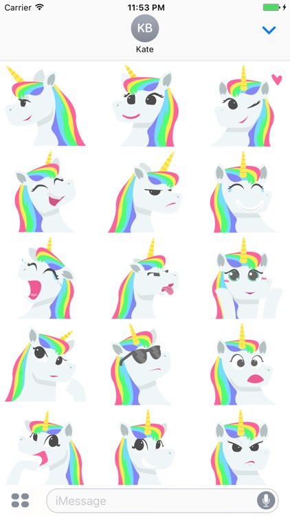 Unicorn Stickers Pack