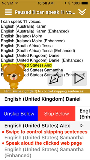 SpeakEnglish 2 Pro (41 English TTS Voices)(圖2)-速報App