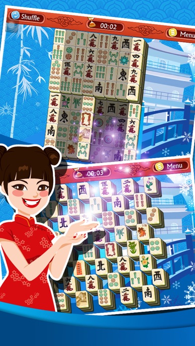 Mahjong The Forbidden Towers - Shanghai Master Deluxe screenshot 3
