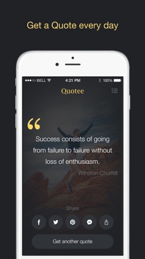 Quotee – Tons of Quotes with Style(圖2)-速報App