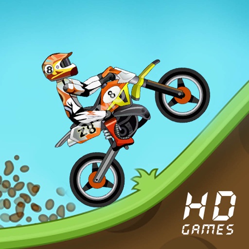 motorbike climb racing icon