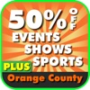 50% Off Orange County, California Events, Shows and Sports Guide Plus App by Wonderiffic®