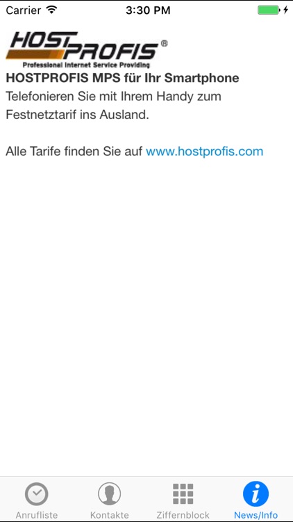 HostProfis Preselect