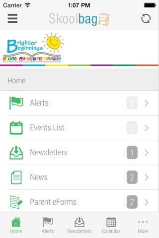 Brighter Beginnings Early Learning Centre - Skoolbag screenshot 2