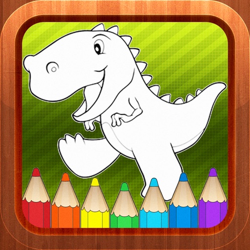 Dinosaur Kids Coloring - Learning Game for Kids and Toddlers Icon