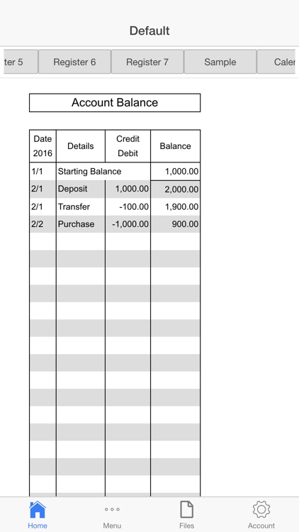 Business Checkbook