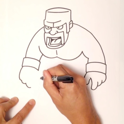 How To Draw - Learn to draw Pictures for Clash of Clans and practice drawing in app iOS App