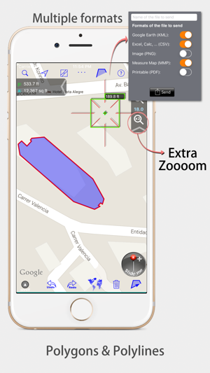 Measure Map - By Global DPI Screenshot