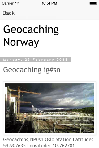 Geocaching Norway screenshot 3