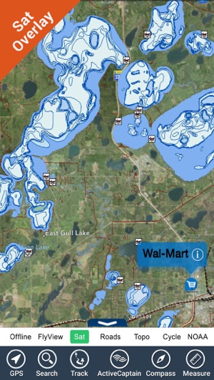 Fort Peck lake map - Montana GPS fishing