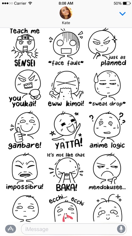 Otaku Lingo stickers