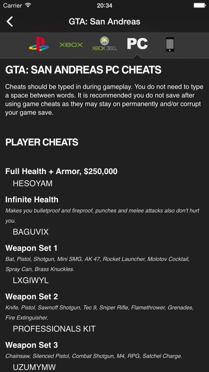 Cheats for GTA - for all Grand Theft Auto games