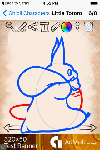 Drawing Lessons Ghibli Cartoons Edition screenshot 3