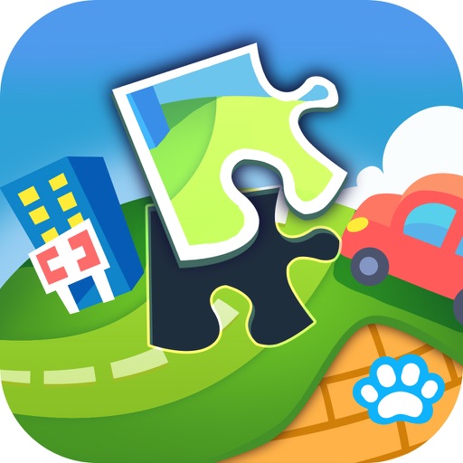 Kids Puzzle: Social - Uncle Bear education game Icon