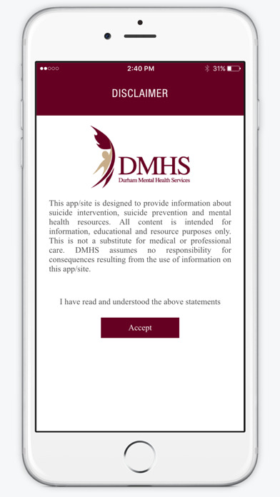 How to cancel & delete DMHS Suicide Prevention and Crisis Access Linkage Line (C.A.L.L.) from iphone & ipad 1