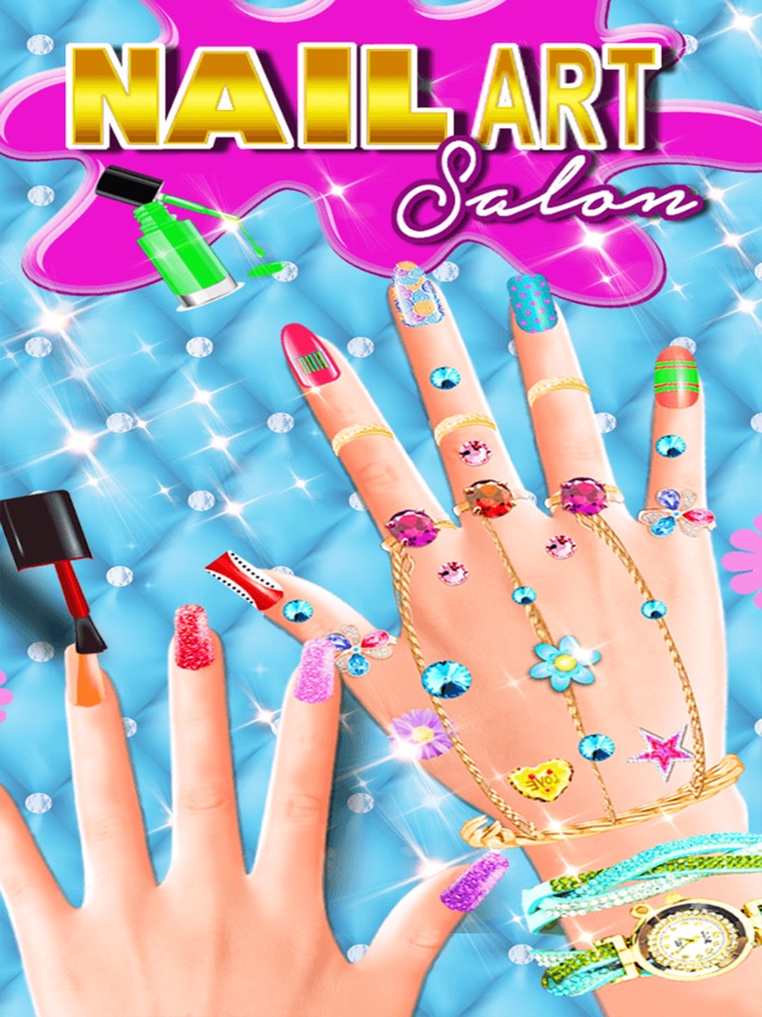 Fancy Nail Makeover Salon - Makeup  Dressup Girls Games