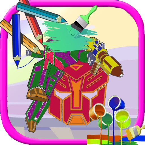 Draw Pages Game Optimus Prime Version iOS App