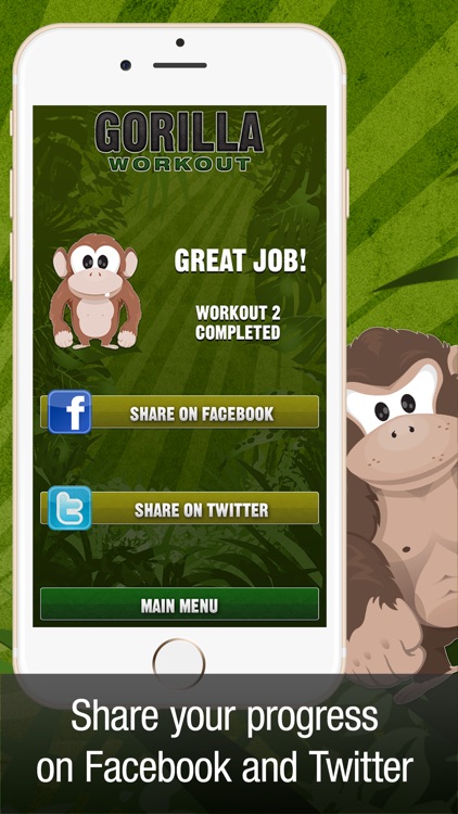Gorilla Workout: Bodyweight Fitness Program screenshot-3