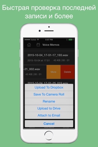 Voice Recorder (FREE) - voice memo, playback, share screenshot 2