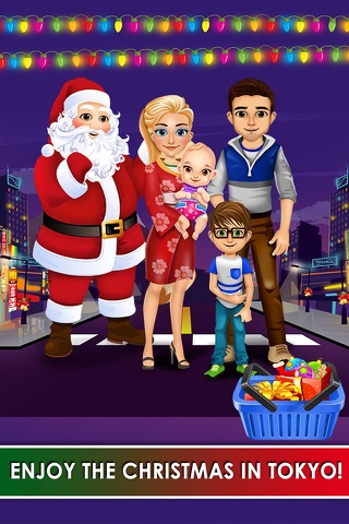 Mommy's Christmas Family Vacation - baby salon & makeover games! screenshot 2