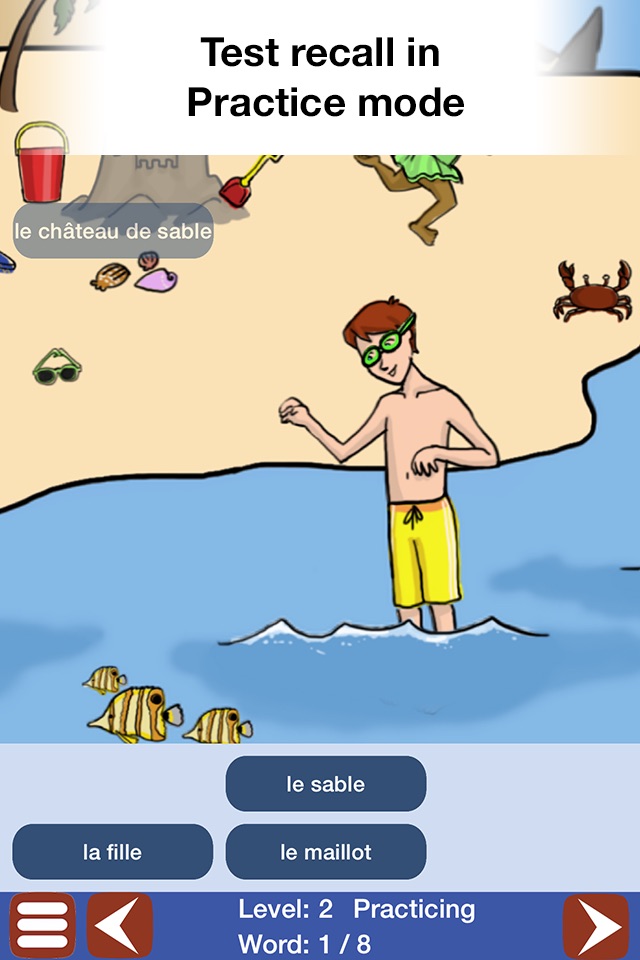 French for Kids: a Learning Story Adventure screenshot 2