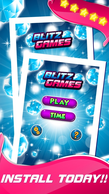 Blitz Games Match-3 - diamond game and kids digger's quest hd free screenshot-4