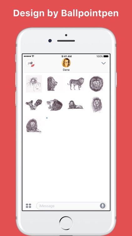 Lion Series stickers for iMessage