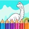 Coloring Book for Kids - Cute Dinosaurs