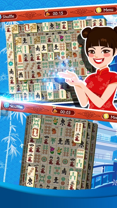 Mahjong The Forbidden Towers - Shanghai Master Deluxe screenshot 2