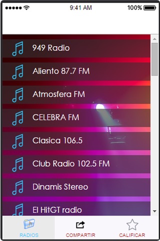 Radios de Guatemala Gratis: Estaciones Música screenshot 2