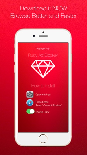 Ruby Blocker - Premium Ad Blocker for Safari(圖3)-速報App