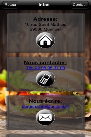 Burgers Café screenshot 3