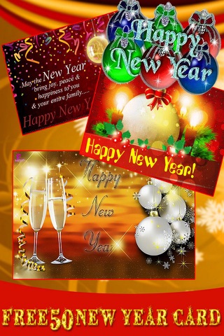 Free New Year Greeting Wallpaper screenshot 3